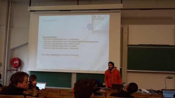 FOSDEM 2015: Multi-user experience in Tizen