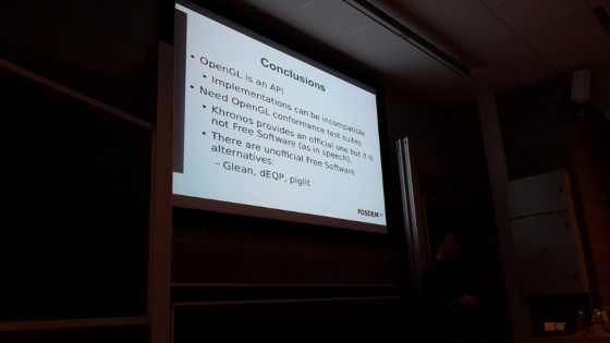 FOSDEM 2015: Test OpenGL drivers with free open source tools