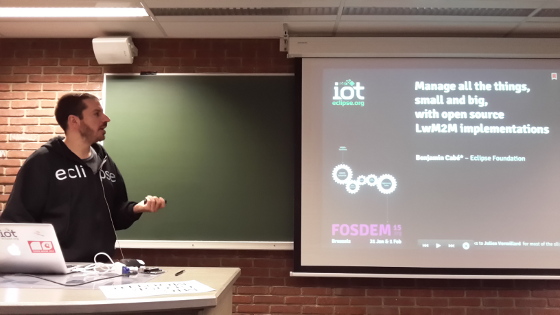 FOSDEM 2015: Internet of Things with LwM2M, Wakaama and Leshan