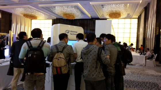 Allwinner Technology booth at Tizen Developer Summit 2014