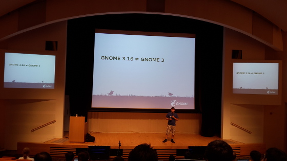 Presentation about GNOME 3.16 at HKOsCon 2015